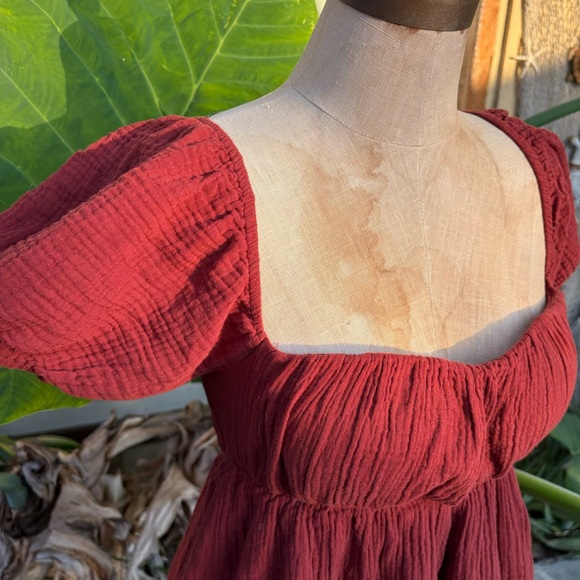 Puff sleeve Fall romper 🐙 - Picture 2 of 7